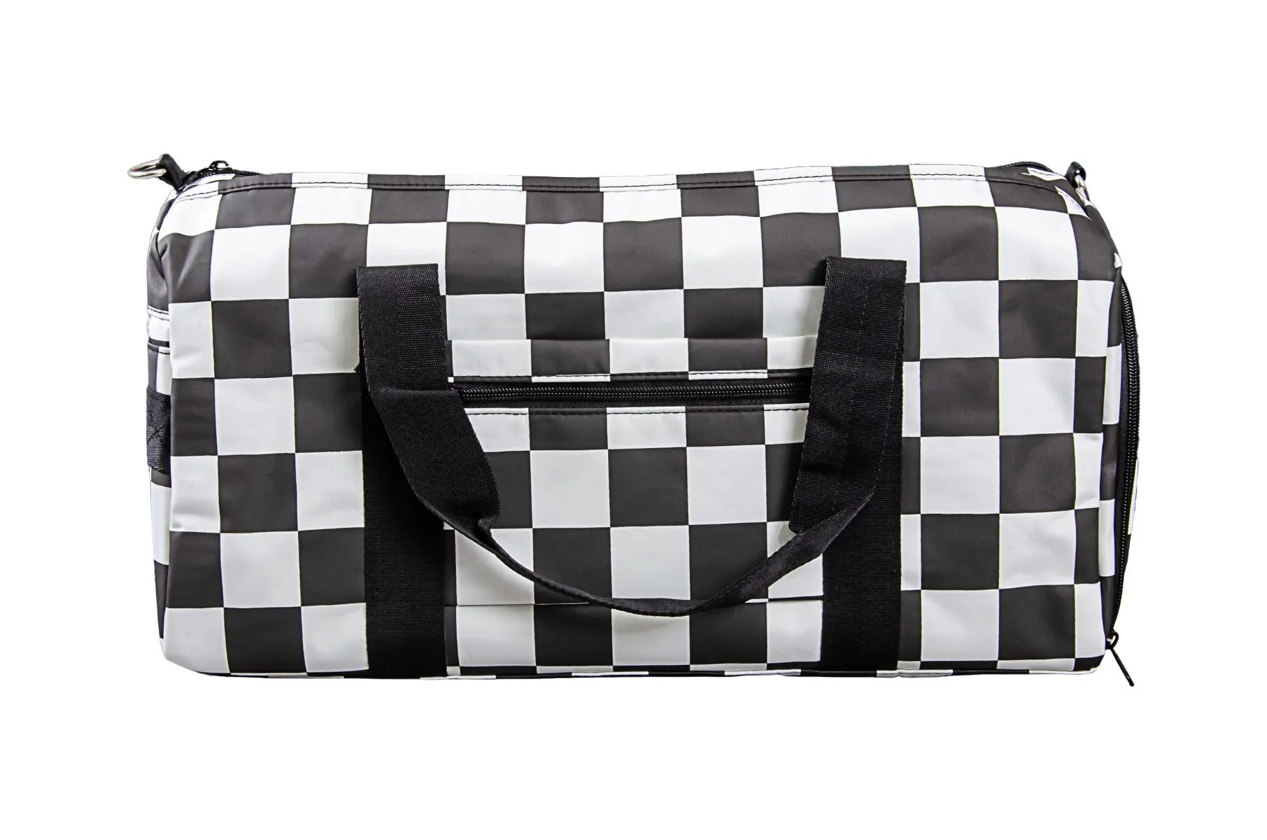 Checkered sales duffle bag