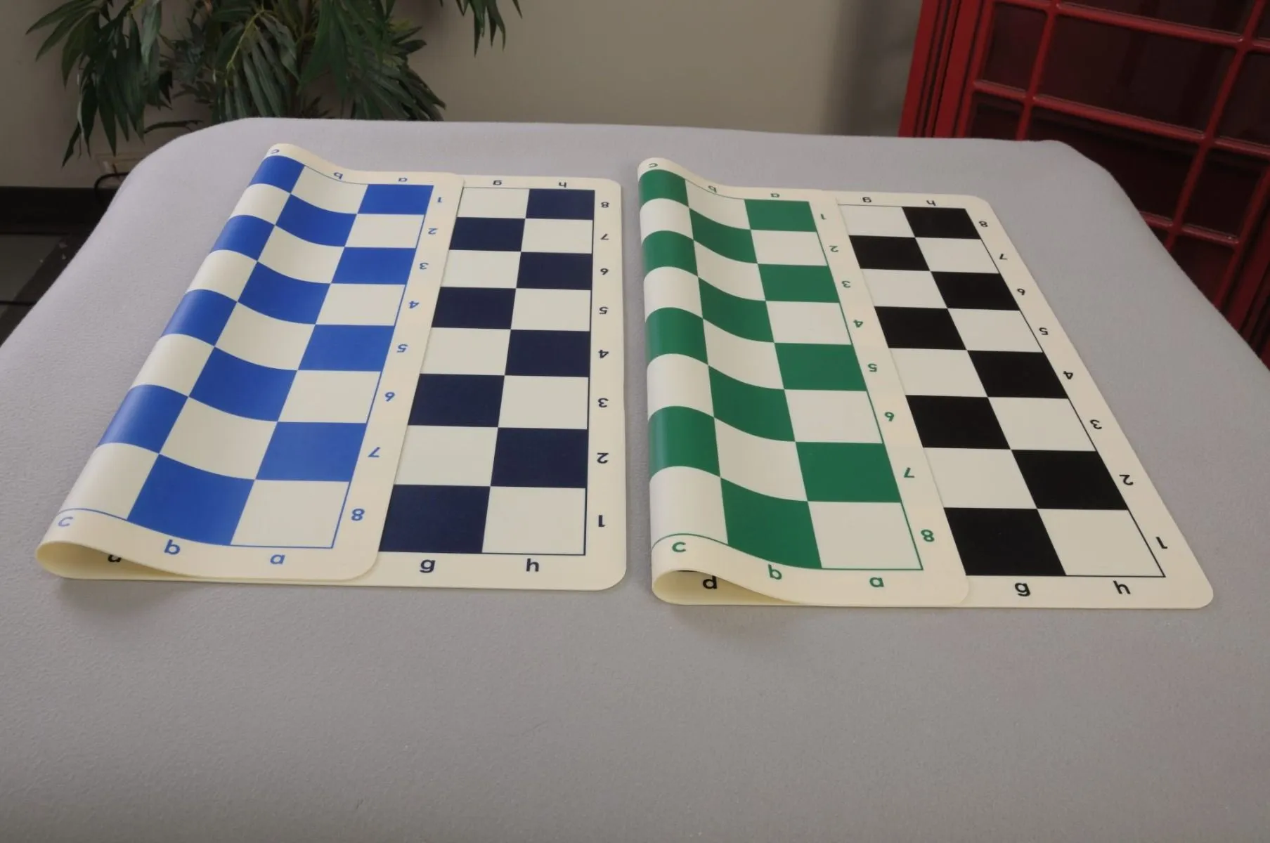 Double-Sided Regulation Silicone Tournament Chess Board - 2.25 Squares