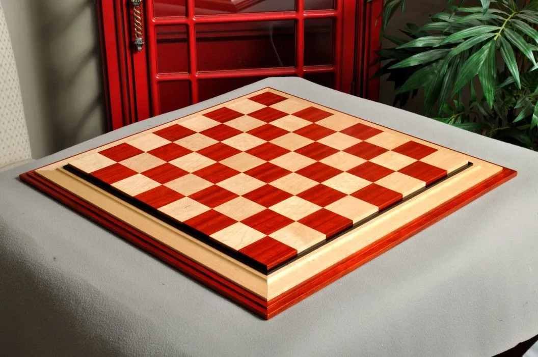 Premium Series solid wood Chess Board Canadian Maple wood & African Padauk