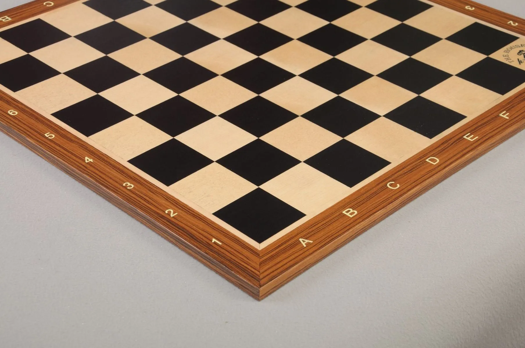 2.25" With Logo Indian Rosewood & Maple Wooden Chess Board 