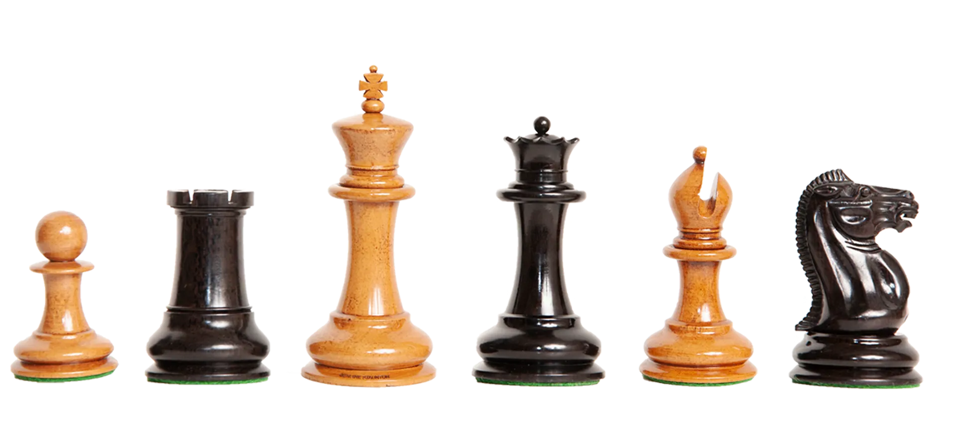 Professional Staunton Chess Pieces Set 4/" Hand Painted Premium Wood Art