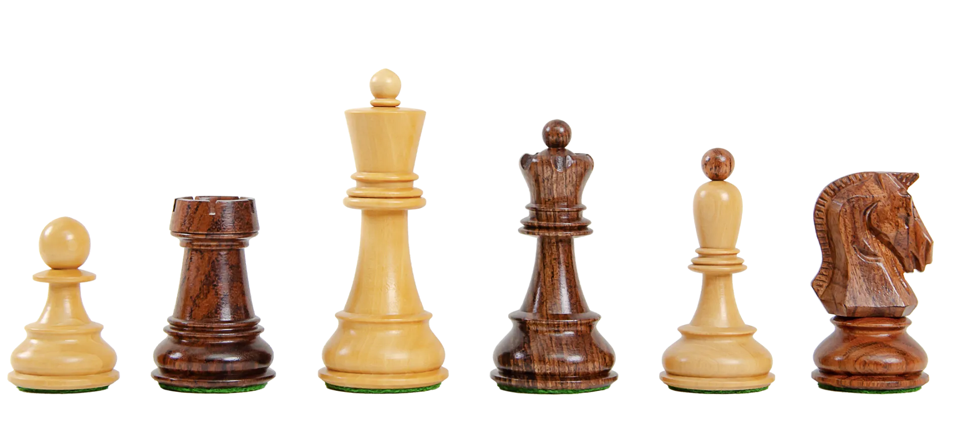 1950s' Fischer Dubrovnik Chess Set- Chess Pieces Only - Ebony & Boxwoo