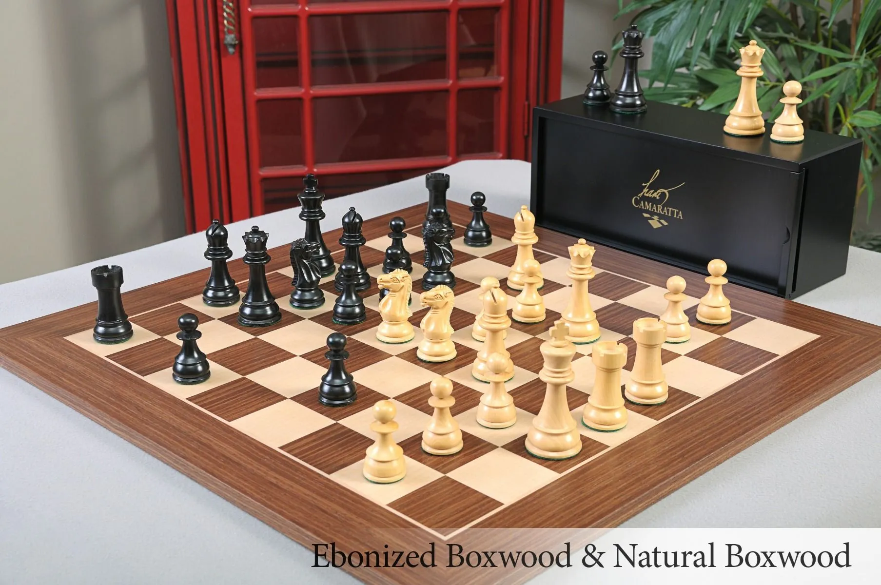 Luxurious French Style Briarwood Chess Set with Storage – Chess House