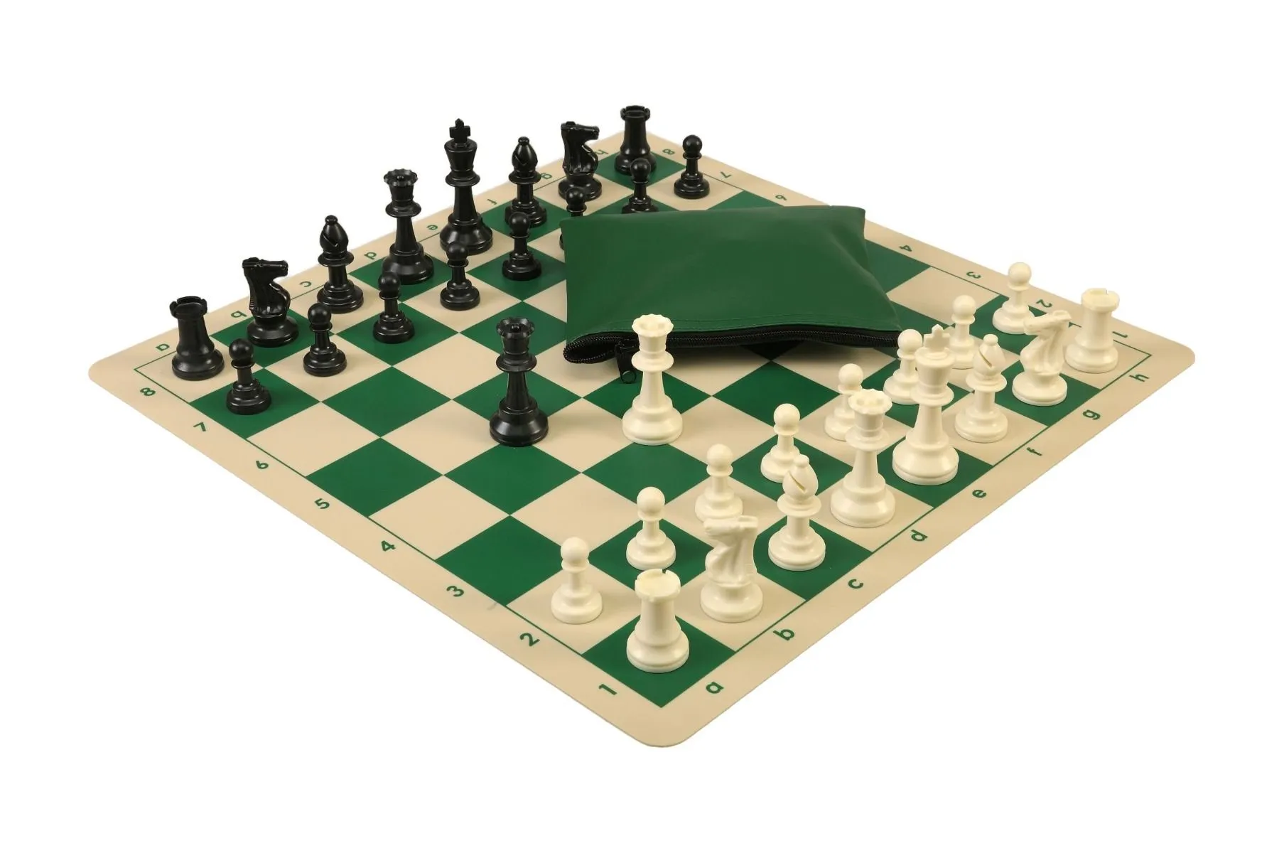 Staunton Tournament Chess Pieces, Triple Weighted with 3.75 King and 2  extra Queens