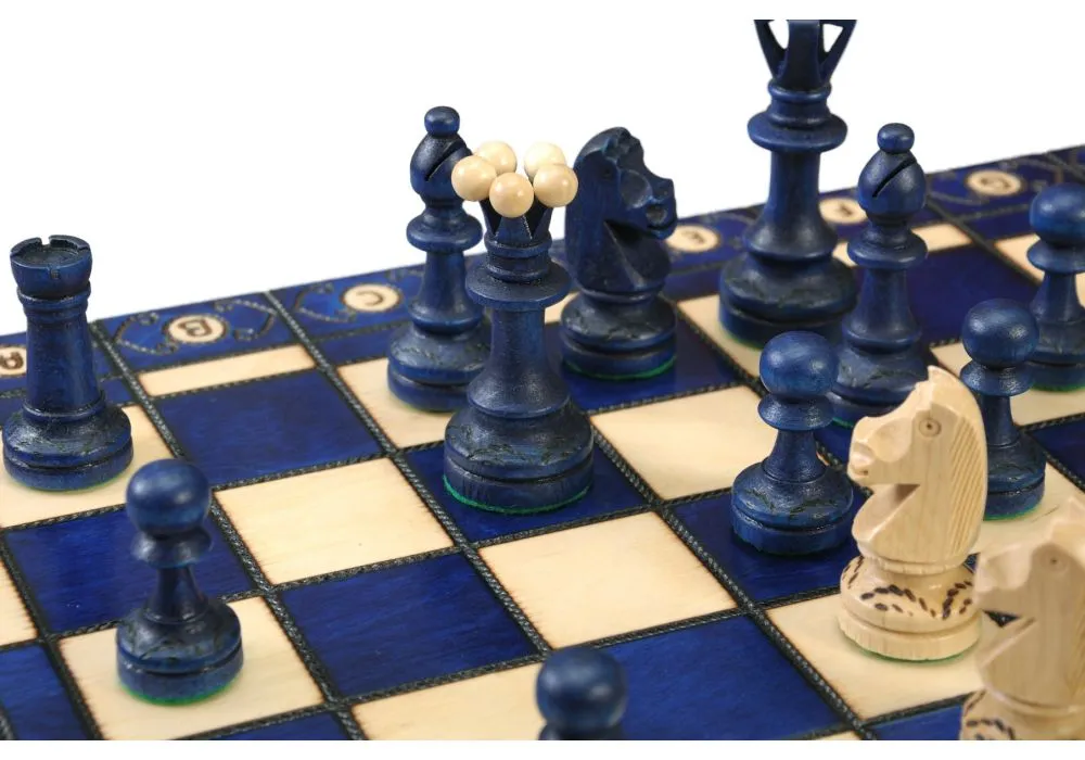 The Blue Senator Chess Set