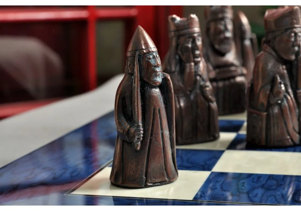 The Isle of Lewis Chess Pieces - 3.5 King - Metallic