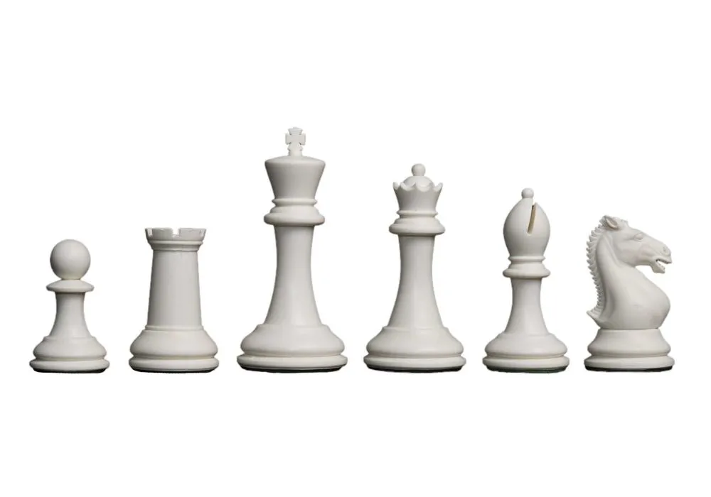 The Hastings Series Plastic Chessmen - 3.875 King