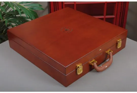 IMPERFECT - MAHOGANY - LOGO - Briefcase