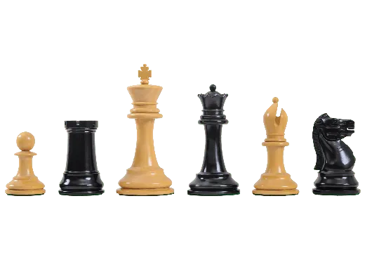 The Blackburne Series Luxury Chess Pieces - 4.4" King