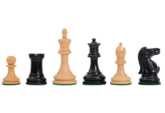 The Library Collection - The Zukertort Series Luxury Chess Pieces - 2.875" King