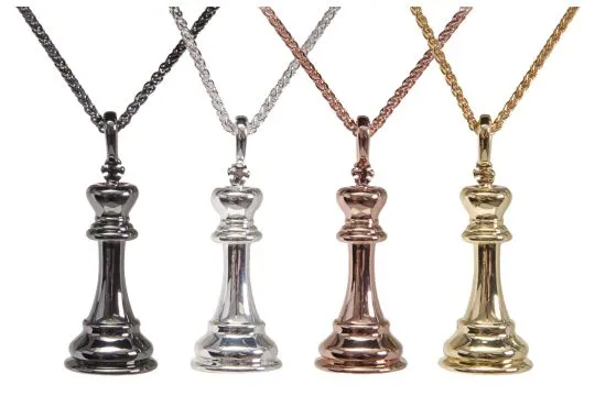 Caissa Collection Chess Pendant Necklace – KING