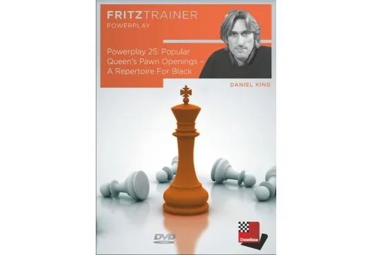 CLEARANCE - POWER PLAY - Popular Queen's Pawn Openings - A Repertoire for Black - Daniel King - VOLUME 25