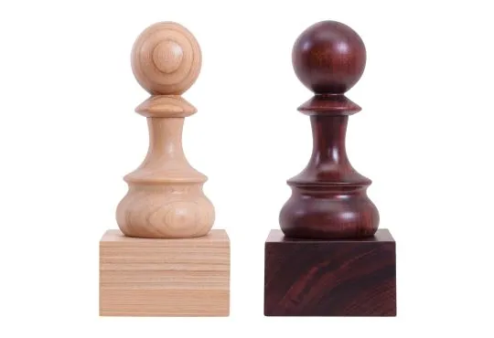 Decorative Wood Chess Piece - Pawn