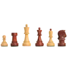 The Fischer Dubrovnik II Series Chess Pieces - 3.625" King