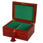 Premium Chess Box - Bubinga Burl