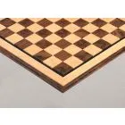 Signature Contemporary VI Luxury Chess board - WALNUT BURL / BIRD'S EYE MAPLE - 2.5" Squares