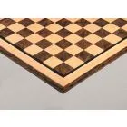 Signature Contemporary VI Luxury Chess board - WALNUT CALIFORNIA BURL / BIRD'S EYE MAPLE - 2.5" Squares
