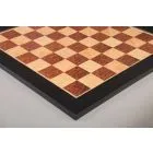 Vavona Burl, Genuine Ebony & Bird's Eye Maple Signature Traditional Chess Board