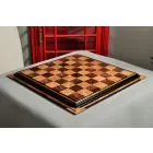 Signature Contemporary Chess Board - WALNUT BURL  / MAPLE BURL - 2.5" Squares