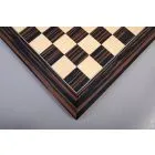 Macassar Ebony & Maple Standard Traditional Chess Board - Satin Finish