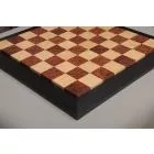 Vavona Burl, Genuine Ebony & Bird's Eye Maple Custom Contemporary II Chess Board