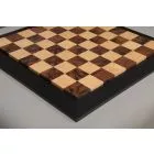 Walnut Burl, Genuine Ebony & Bird's Eye Maple Custom Contemporary II Chess Board