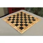 MAPLE BURL & Ebony Reproduction of the Drueke Chess Board - 2.5" SQUARES