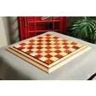 Signature Contemporary II Chess Board - Curly Maple / Pomelle Bubinga - 2.5" Squares