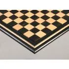 Signature Contemporary V Luxury Chess board - MACASSAR EBONY / BIRD'S EYE MAPLE - 2.5" Squares
