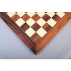 Santos Palisander & Bird's Eye Maple Standard Traditional Chess Board - Satin Finish