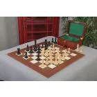 The Leicester Series Chess Set, Box, & Board Combination
