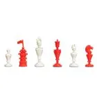The Anglo-Dutch Reproduction Luxury Bone Chess Pieces - 4.5" King