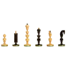 The Biedermeier Series Luxury Chess Pieces - 4.4" King