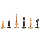The Biedermeier Pre-Staunton Vintage Series Luxury Chess Pieces - 4.4" King