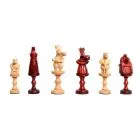 The Bear Series Luxury Figurine Wood Chess Pieces - 6.0" King