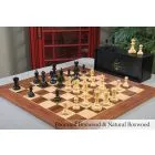 The B.H. Wood Series Wood Chess Set, Box, & Board Combination