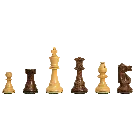 The Club Series Chess Pieces - 3.75" King
