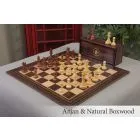 The Fischer Spassky Wood Chess Set, Box, & Board Combination