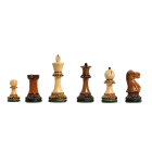 The Burnt Golden Rosewood Grandmaster Series Chess Pieces - 4.0" King