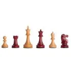 The Reykjavik II Series Gilded Chess Pieces - 3.75" King