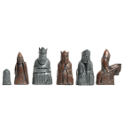 The Isle of Lewis Chess Pieces - 3.5" King - Metallic