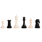 The Mammoth Ivory and Genuine Ebony Collector Series Luxury Chess Pieces - 4.4" King