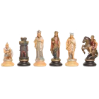 The Verona Series Hand Painted Chess Pieces - From The Val Gardena Collection - 4.7" King