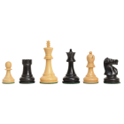 CLEARANCE - The Fischer Spassky 1972 Series Commemorative Chess Pieces - 3.75" King