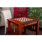 The Camaratta Signature Championship Chess Table - Dark Brown