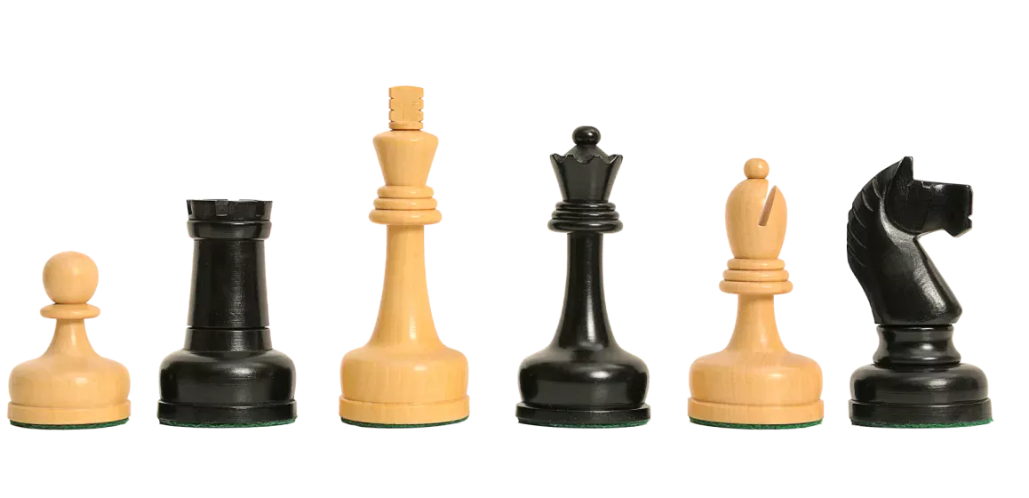 The Tahl II Series Chess Pieces - 3.875" King