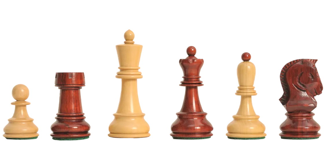 The Fischer Dubrovnik II Series Chess Pieces - 3.625" King