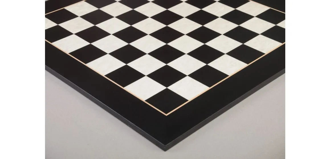 CLEARANCE - Blackwood and Maple Classic Traditional Chess Board - 2.5" Squares - Satin Finish