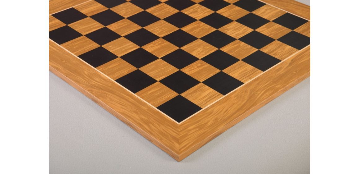 Olivewood and Blackwood Classic Traditional Chess Board