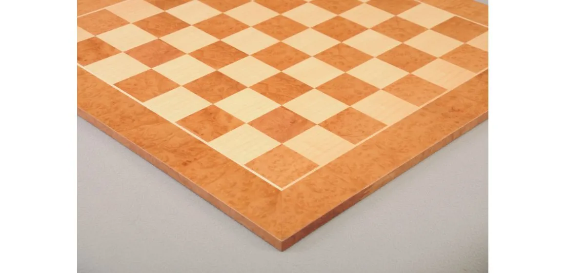 Vavona Burl and Maple Classic Traditional Chess Board